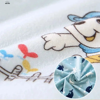 1 Pc Baby U-Shaped Waterproof Bib | Crystal Velvet Snap Lip Towel, Burp Cloth for Infants (0-3 Years) Feeding Essentials - Kidzy Market