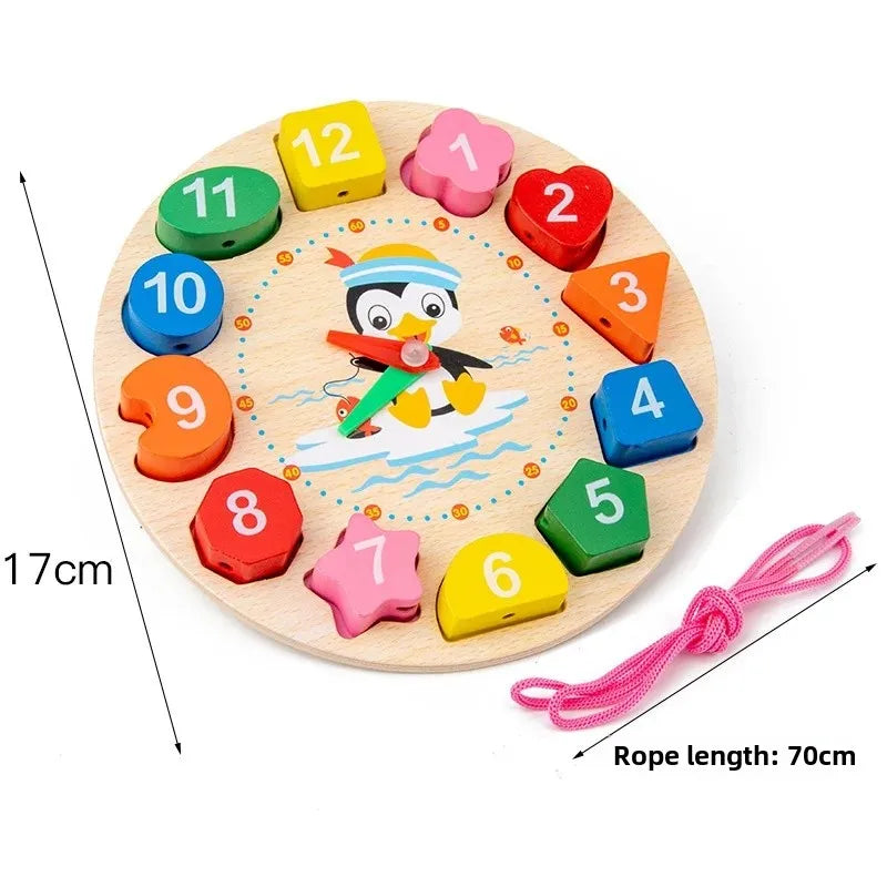 Educational Rainbow Tower Four Column Shape Twist Baby Toy