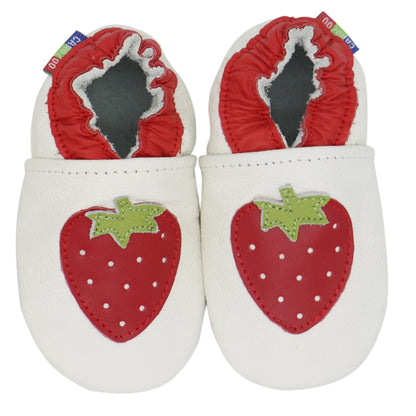 Carozoo Baby Shoes – Leather Children Slippers, Prewalker First Walking Shoes for Newborn Boys & Girls