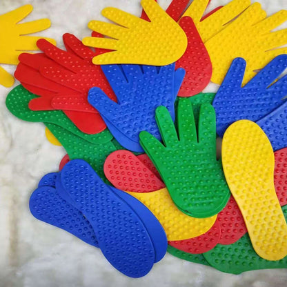 4-Pack Hand & Feet Coordination Game for Kids — Sensory Integration Crawling & Jump Activity Toy