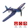 F4U Corsair RC Plane 2.4GHz 4CH 400mm (15.7 Inches) Wingspan One-Key Aerobatic RTF