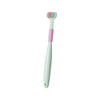 Comfortable 3 Heads Toothbrush Triple-Angle Design for Complete Oral Care – Soft Bristles for Children & Adults
