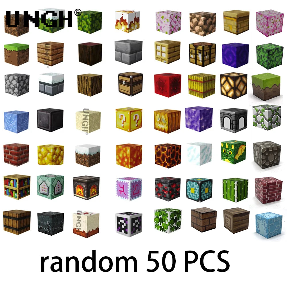 UNGH 50-200PCS Magnetic Block Building Set STEM Educational Toy