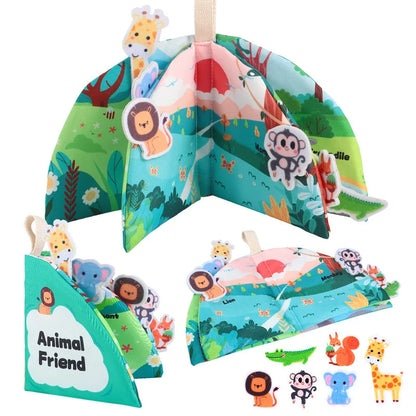 Soft Baby Cloth Quiet Book – Early Educational Learning Puzzle Toy for Toddlers (6-24 Months)