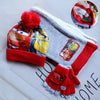 3-8 Years Kids Winter Set – Cars Lightning McQueen Cartoon Scarf, Hat & Gloves 3-Piece Warm Set for Boys & Girls, Perfect Christmas Gift