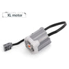 Electric Motor Set for RC Car – Battery Box, Switch, and LED Light Power Functions for MOC Building Blocks