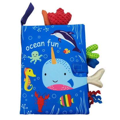 Soft Baby Cloth Quiet Book – Early Educational Learning Puzzle Toy for Toddlers (6-24 Months)