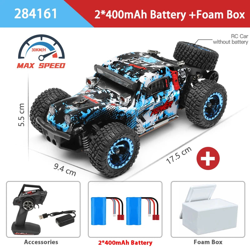 WLtoys 1:28 Mini RC Car with 30km/h Speed and 4WD Remote Control Drift