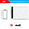 A3/A4/A5 3-Level Dimming LED Drawing Copy Pad – Educational Painting Toy for Kids Creativity