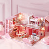 3D Wooden Mini Dollhouse Kit with Furniture – DIY Handmade Miniature House Puzzle for Ages 14+