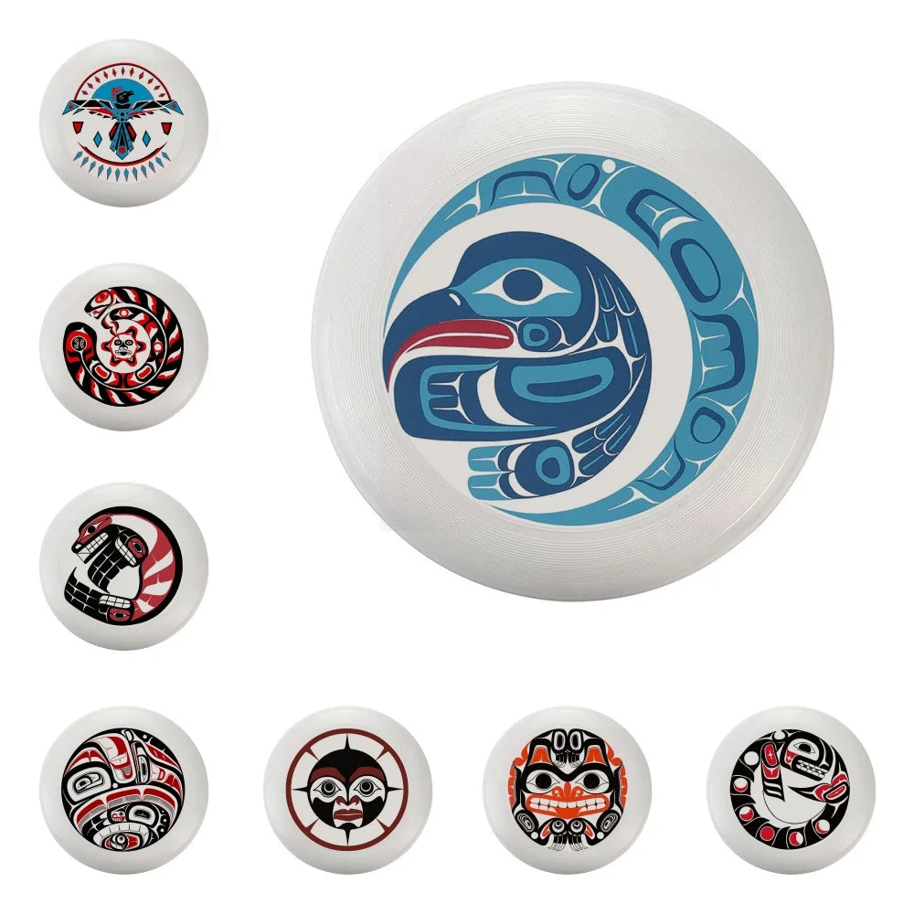 Flying Disc Frisbee - 8.0 in & 10.8 in (200 mm & 275 mm) Portable Outdoor Throwing Discs for Kids & Adults - Competition & Leisure