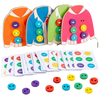 Wooden Montessori Animal Puzzles for Toddlers - Colorful 3D Cartoon Early Learning Educational Toy