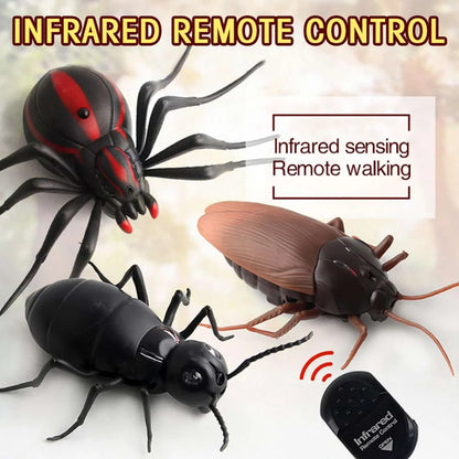 RC Insect Toy Kit – Remote Control Spider, Cockroach, and Ladybird Electric Prank for Kids and Adults