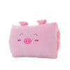 Children's Cartoon Plush Nap Pillow and Hand Warmer Gloves Plush Cushion Gift for Kids and Adults
