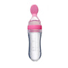 Mushy Food Feeder Spoon for Babies - Puree, Juices, Egg Custard Feeder, Press Type Bottle Spoon, Infant & Kids Nipple Utensils
