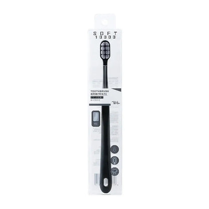 Plush Toothbrush with Super Fine Wave Soft Bristles, 8-Hole Massage for Gum Sensitivity, Adult Soft Hair Toothbrush