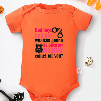 Baby Girl and Boy Bodysuit White Cotton Cozy Newborn Onesie Pajamas Cartoon Creative Cute Toddler Jumpsuit Multi Color Clothes