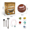 Children's Archaeology Digging Treasure Kit - Solar System Gem Ore Exploration, Science Education Toy for Kids