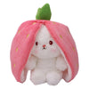 Fruit Rabbit Plush Pillow Toy 7.2 Inches