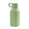 1PCS Baby Silicone Sports Cup, Pure Color Leakproof Sippy Cup with Flip Lid, Portable Baby Water Bottle for Kids, BPA Free Tableware