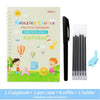 Magic Copy Book – Reusable Children's Writing Practice Book with Stickers, Free Wipe Toy for English Learning and Parent-Child Activities