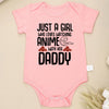 Cute Baby Girl Onesie – High-Quality 100% Cotton Newborn Bodysuit – Anime-Inspired Fashion Outfit for Infants (0-24 Months)