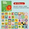 Montessori High Contrast Flash Cards – Visual Stimulation and Cognitive Toy for Infants