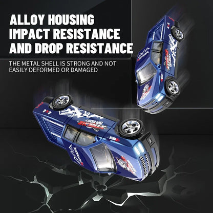 Mini 1/64 Alloy RC Car with 60-Minute Run Time