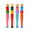 Colorful Wooden Flute Toy – Educational Musical Instrument for Kids, Trumpet Bugle Style Hooter, Fun Learning Toy for Children