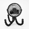 Portable Clip-On Mini Fan USB Rechargeable 3-Speed Handheld & Stroller Fan for Baby