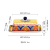 Bohemian Style Cheese Storage Case with Lid - Multipurpose Butter Dish and Food Container