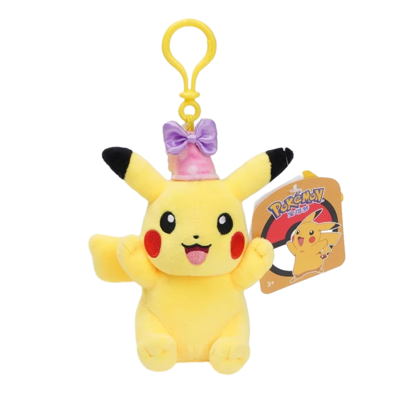 Pokemon Pikachu Mew Squirtle Charmander Plush Toy Keychain – Kawaii School Bag and Backpack Pendant