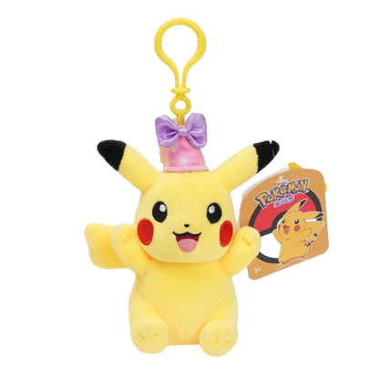 Pokemon Pikachu Mew Squirtle Charmander Plush Toy Keychain – Kawaii School Bag and Backpack Pendant