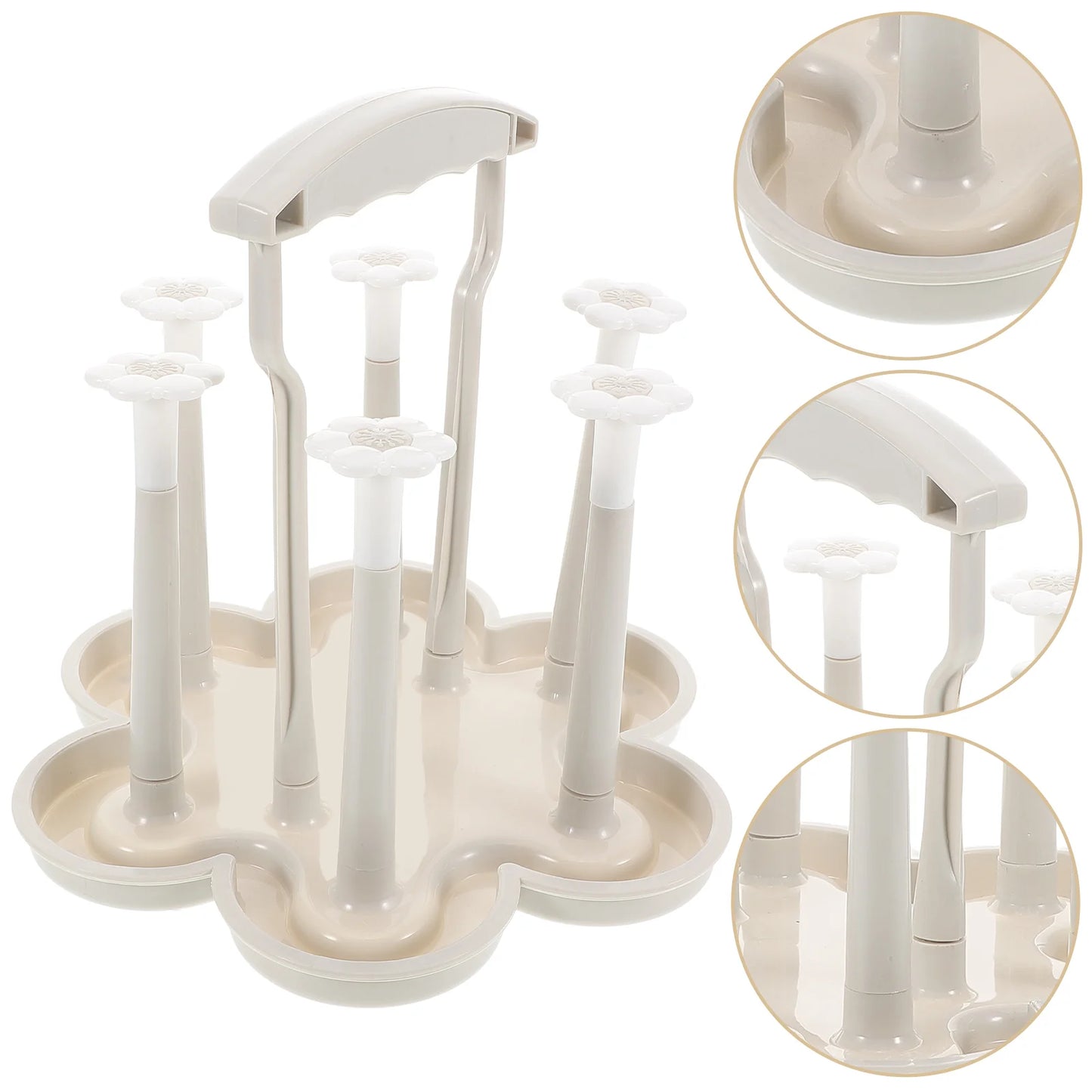 Cup Holder Storage – Baby Bottle & Coffee Mug Drying Rack for Countertop, Milk Bag & Bottle Container