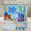 Busy Book for Kids – Animals, Vehicles, Dinosaurs Stickers, Matching Numbers and Letters, Interactive Learning Activity Book