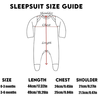 I Have The Best Grandmother in The World Letter Print Baby Sleepsuit – Long Sleeve Casual Soft Infant Romper, Round Neck Jumpsuit