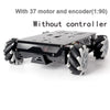 25KG Load RC Tank V3 Mecanum Wheel Robot Car for Arduino, DIY Kit with Encoder Motor and PS2 Handle, Programmable Robot Kit