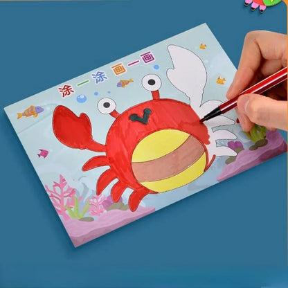 10Pcs 3D EVA Foam Sticker Puzzle Cartoon Animal Craft Toys for Kids – DIY Educational Drawing Game