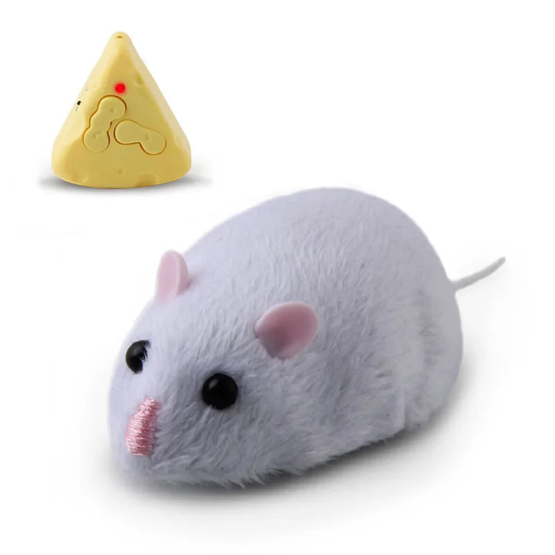 Electric Mini RC Mouse Toy – IR Remote Control Rat for Kids, Pets, and Pranks