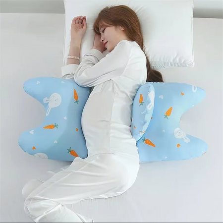 Four-Season Maternity Pillow – U-Shaped Pregnancy Support Pillow for Waist Protection & Side Sleeping