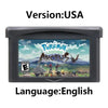 GBA Game Cartridge (32-bit, Pokemon Series, Odyssey Cloud White, FireRed & Silver Rival Rom Hack)