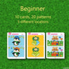 Reusable Wipe-Clean Activity & Painting Book for Kids | Fault-Finding Puzzles for Focus & Fine Motor Skills