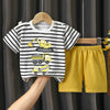 Summer Baby Clothes Set – Casual Baby Boy Clothing Set with T-shirt & Shorts – Kids Unisex Short Sleeve Sports Outfit – Infant Baby Girl Clothes
