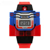 Kids LED Digital Robot Transforming Watch - Cartoon Sports Wristwatch for Children Birthday Gift