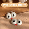 2/4-Piece Fun Big-Eye Charms for Crocs & Sneakers, DIY Shoe Decor Durable PVC Accessories