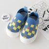 Spring New Slip-On Toddler Shoes – Non-Slip Classic Plaid First Walkers for Boys & Girls, Autumn Sport Sneakers