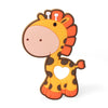TYRY.HU 1Pc Baby Silicone Teether - BPA-Free Cartoon Frog & Deer Teething Necklace Pendant, Nursing Teeth Gift, Baby Silicone Teether