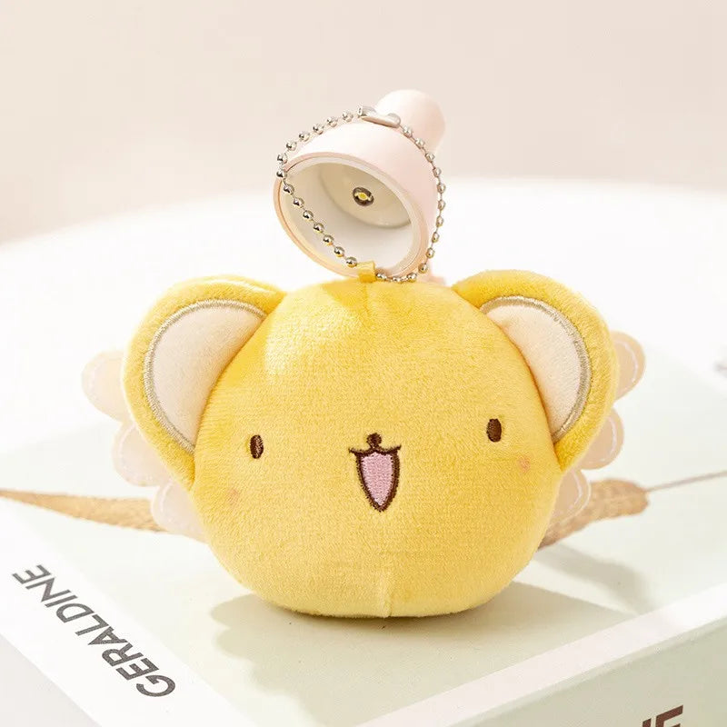 Cartoon Cardcaptor Sakura Kero Plush Doll Pendant, Soft Stuffed Keychain Toy for Kids