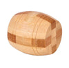 Kong Ming Lock 3D Wooden Brain Teaser Puzzle Interlocking Burr IQ Game for Adults & Kids