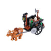 Medieval Building Blocks Playset - Viking Warriors Camp, Pirate Ship & Castle Wall (Compatible with Major Brick Brands)